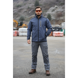 OEM Supply Multi-Pocket Softshell Work Jacket for Industrial Workers windproof waterproof workwear jacket