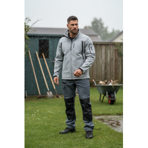 OEM Supply Multi-PocketSoftshell Work Jacket with Windproof & Water Resistant workwear jacket