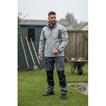 OEM Supply Multi-PocketSoftshell Work Jacket with Windproof & Water Resistant workwear jacket