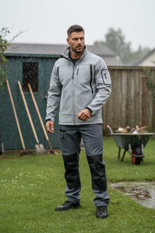 OEM Supply softshell work jacket Men's Jacket windproof waterproof workwear jacket