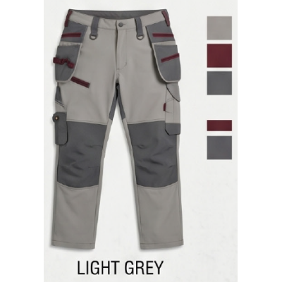 Flexible Stretch Mechanic Work Pants Multi Pockets Casual Work Trousers
