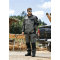 Custom Heavy-Duty Outdoor Workwear Uniform Set - Grey/Black