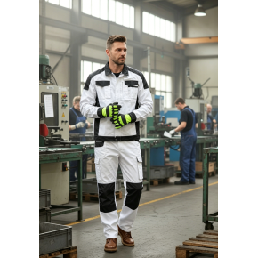 Mechanic Workwear Jacket & Trousers Safety Work Clothes