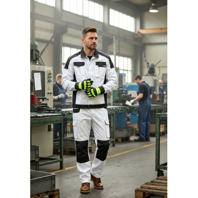 Mechanic Workwear Jacket & Trousers Safety Work Clothes
