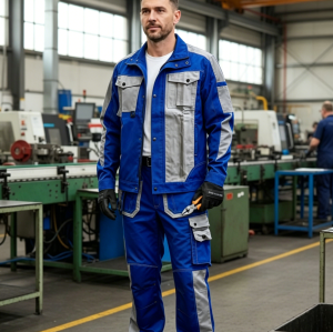 Mechanic Workwear Jacket & Trousers Safety Work Clothes