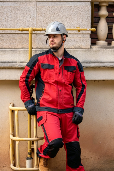 Manufacturer Custom high contrast work suit work jacket and work pants for Industrial