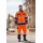 Fluorescent Orange industrial workwear Hi-Vis jacket HiVis Workwear for man custom garment factory