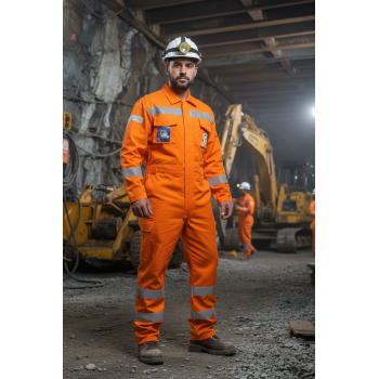 Direct Factory Custom LOGO Oil & Gas Work Coverall for Petroleum Industry