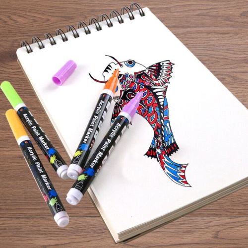 H&B18color acrylic Paint Markers pen for Rock Painting