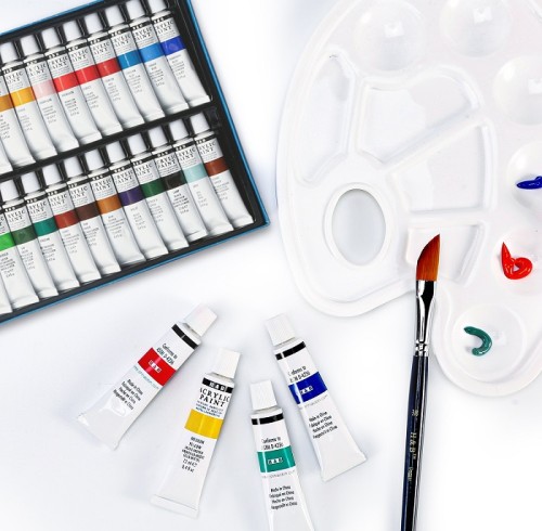 H&B 24 colors 12ml wholesale art acrylic paint set