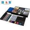 H&B 60 pcs color pencil set suppliers for adults pencil drawing set