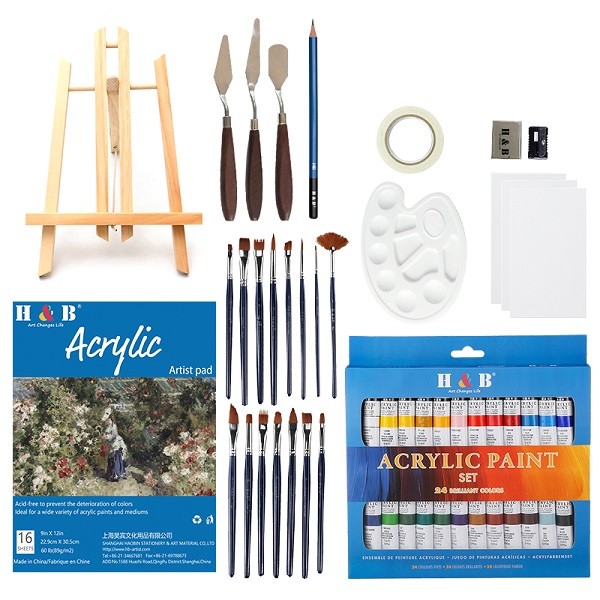 acrylic paint set