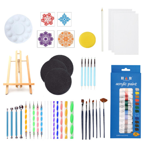 H&B Professional Supplies Tools Kits Drawing and Drafting Amazon 55PCS mandala dotting set tool