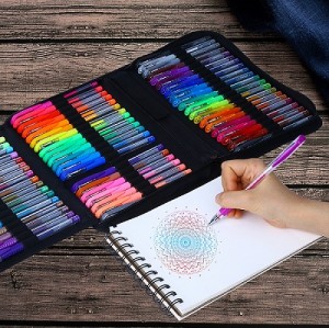 120 支多色中性笔艺术套装彩色中性笔