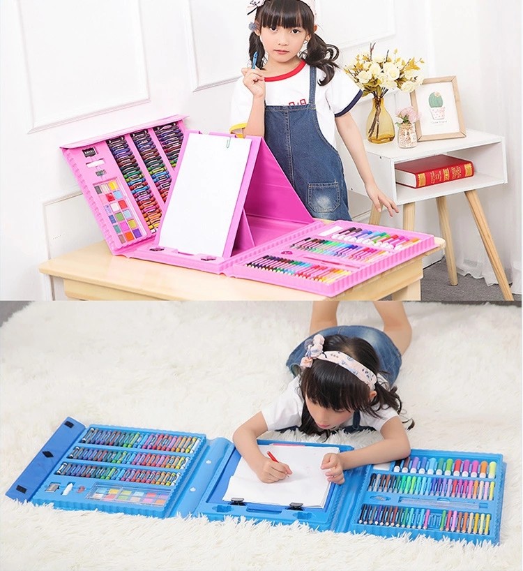 Children′ S Toys Art Supplies DIY 208PCS Drawing Set with Drawing Board -  China Drawing Art Set and Drawing Set price