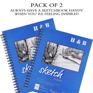 HB painting paper studio hardcover quality sketchbook