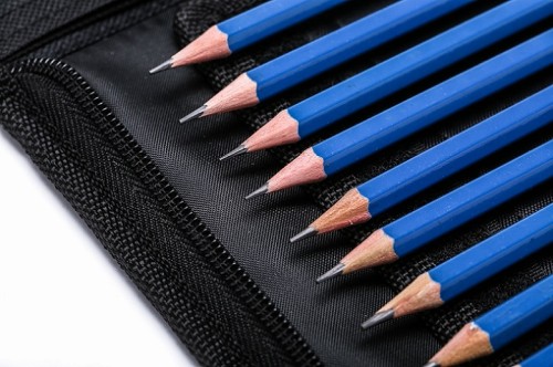 H & B Professional 32 Sketching Pencils Set USA