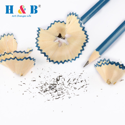 H&B 24pcs color pencil natural wood oily colored pencil kit for