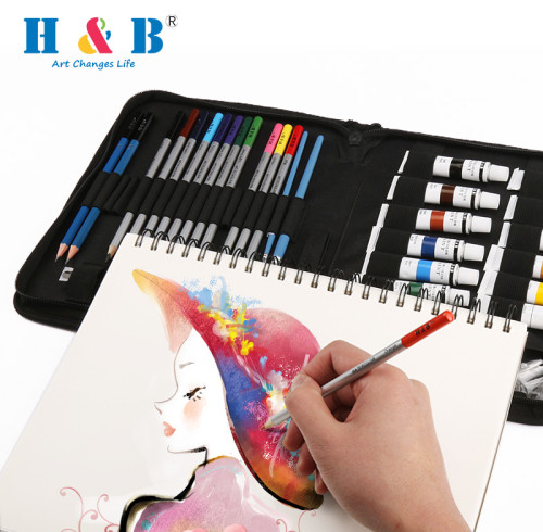H&B 31 pcs watercolor acrylic paint ideas for kid acrylic paint sets for wholesale