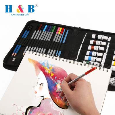 H&B 31 pcs watercolor acrylic paint ideas for kid acrylic paint sets for wholesale