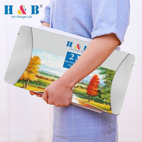 H&B 32 watercolor pencils kit for kid colored pencil art for wholesale