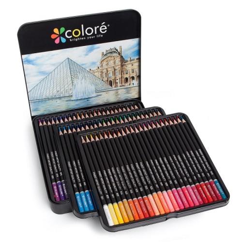 H & B 72 colored pencil set europe