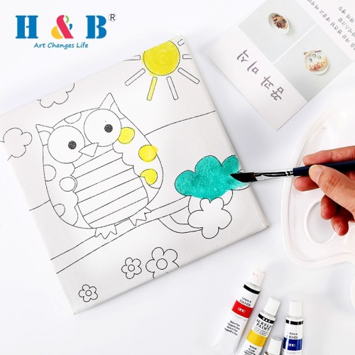 H&B 16pcs acrylic paint sets for kid acrylic pour painting for wholesale