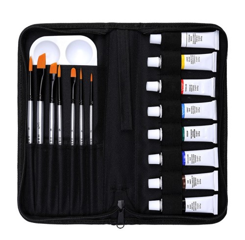 H&B 16pcs acrylic paint sets for kid acrylic pour painting for wholesale