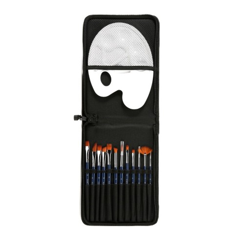 Wholesale Art Supplies: H&B 13pcs Brush Set and Colored Pencil Kit