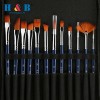 Wholesale Art Supplies: H&B 13pcs Brush Set and Colored Pencil Kit