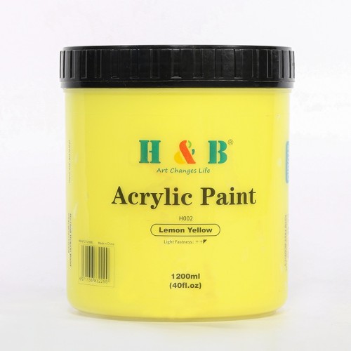 H&B 1200ML Professional acrylic paint pouring for wholesale