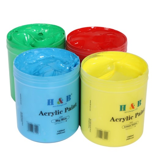 H&B 1200ML Professional acrylic paint pouring for wholesale