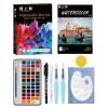 H & B 56 professional solid watercolor paint set Mexico