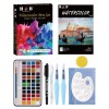 H&B 56pcs professional solid watercolor paint set Mexico watercolor paintings