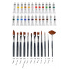 H & B 38 acrylic paint set for kids paint brushes