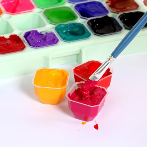 H & B 24 Colors Jelly Gouache Paint acrylic painting