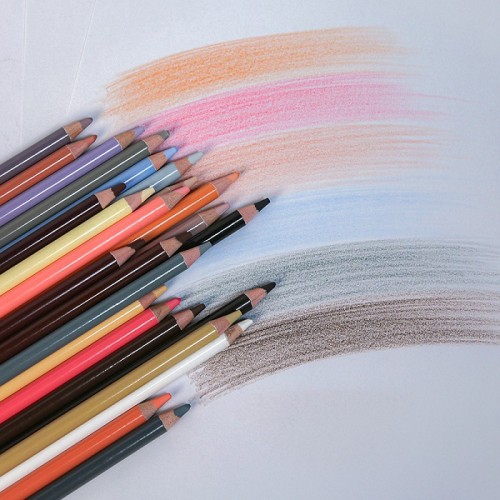 H & B juego de lápices de colores de tono de piel personalizado de 24 piezas