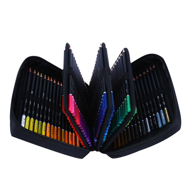H & B 72Pcs Colored Pencils,Drawing Pencil Set Oil Based Color