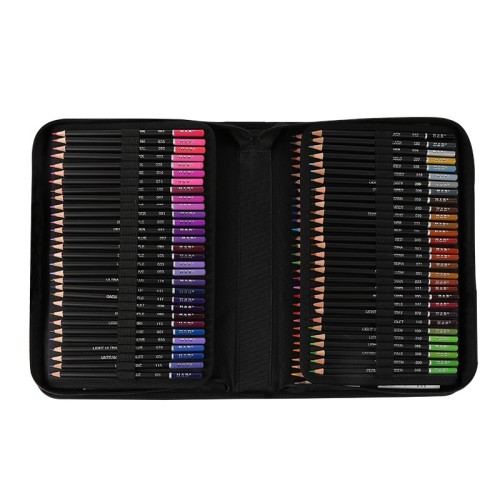 H&B 182pcs best oil based colored pencils set water soluble colored pencils for supplies