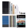 H&B 120pcs water soluble best colored pencils set for kid color pencil art