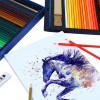 H&B 120 支水溶性最佳彩色铅笔套装适合儿童彩色铅笔艺术