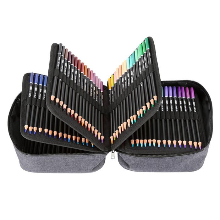 H&B high Quality Soft Core 72pcs Round Colored Pencils drawing for
