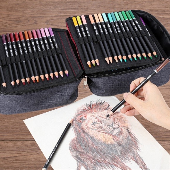 рисунок цветным карандашом