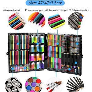 H & B professional drawing set for children color pencil drawing