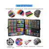 H&B 228pcs professional art supplies drawing set for children color pencil drawing for kid