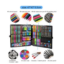 H&B 228pcs professional art supplies drawing set for children color pencil drawing for kid