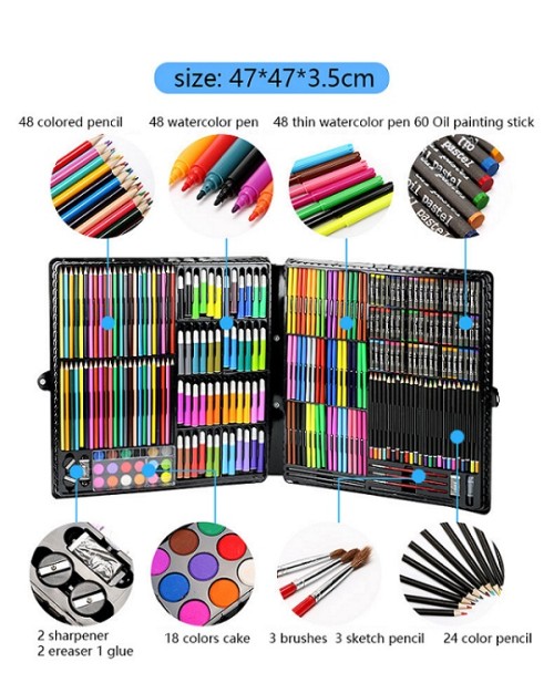 H & B professional drawing set for children