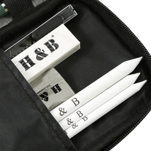 H & B 18pcs sketching pencil art set for artist pencil sketches