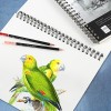 H & B hardback sketchbook for drawing graffiti painting sketch pencil set