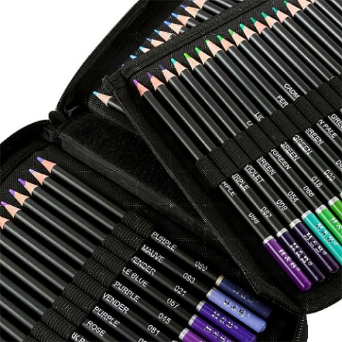 H&B Art oil color pencil set 114pcs colors pack suitable for children, and beginners gifts